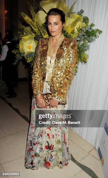 Yasmin Le Bon attends the Marie Curie Cancer Fundraiser hosted by Heather Kerzner at Claridge's Hotel on May 15, 2012 in London, England.