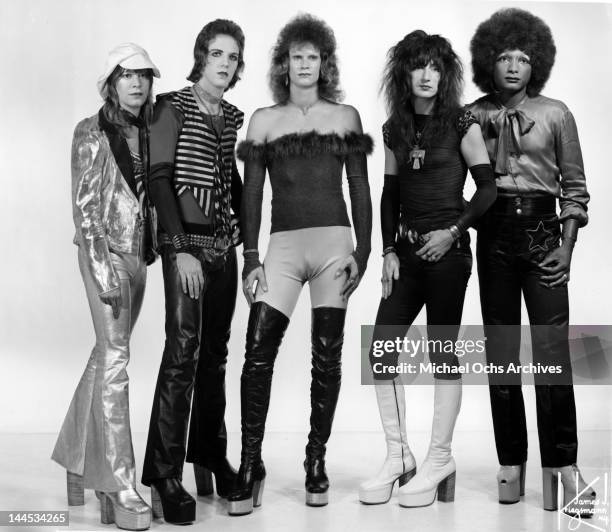 Kenneth Harrison-Neill, JJ French, Michael Valentine, Billy Diamond and Mel Starr of the second incarnation of the rock group Twisted Sister that was...