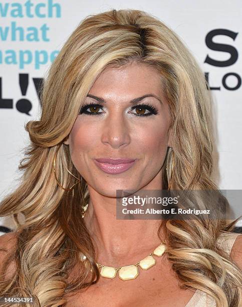 Personality Alexis Bellino arrives to Bravo Media's celebration of the book release of Andy Cohen's "Most Talkative: Stories From The Front Lines Of...