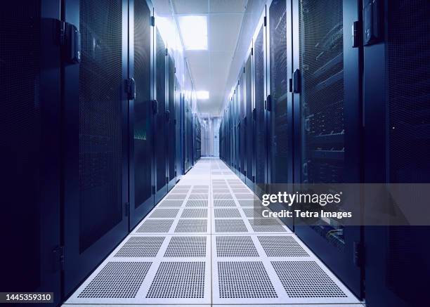350 Data Center Rows Stock Photos, High-Res Pictures, and Images ...