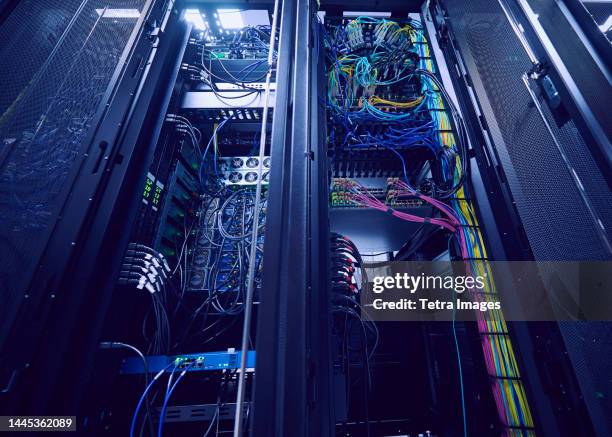 Networking Rack Messy Messy Server Room Photos and Premium High Res Pictures - Getty Images