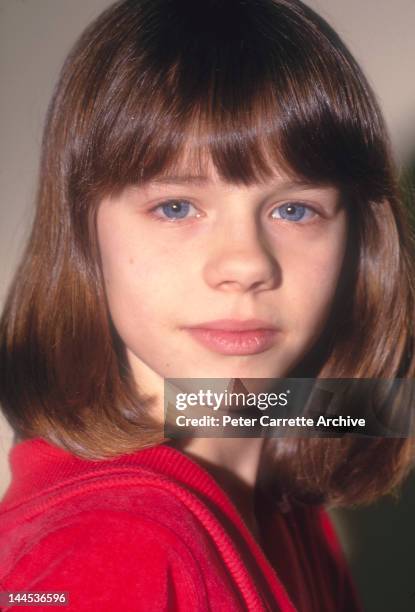 American actress Ellie Raab during a photo shoot in the 1980s in the United States of America.