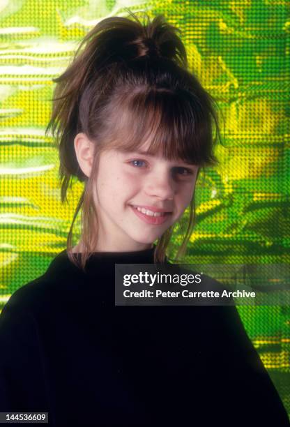 American actress Ellie Raab during a photo shoot in the 1980s in the United States of America.