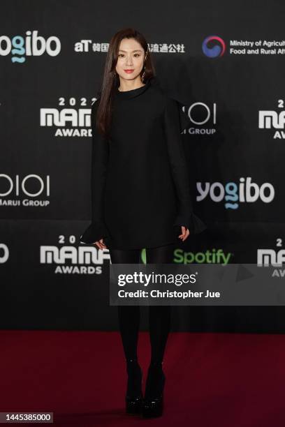 Actress Seo Ji-hye attends the 2022 MAMA Awards at Kyocera Dome on November 29, 2022 in Osaka, Japan.