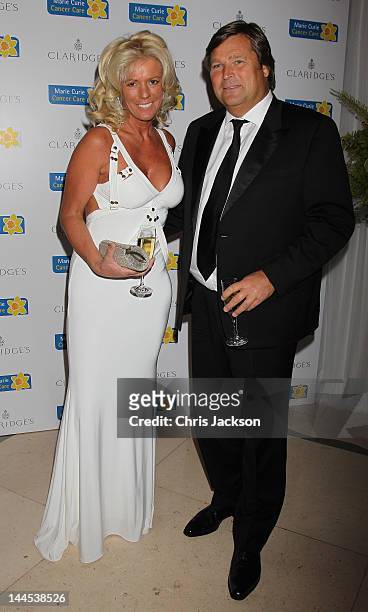 Sharon Pask and Gary Pask at the Marie Curie Cancer Care Fundraiser, hosted by Heather Kerzner at Claridge's Hotel on May 15, 2012 in London,...