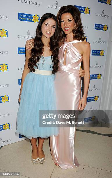 Savannah Murphy and Heather Kerzner attend the Marie Curie Cancer Fundraiser hosted by Heather Kerzner at Claridge's Hotel on May 15, 2012 in London,...