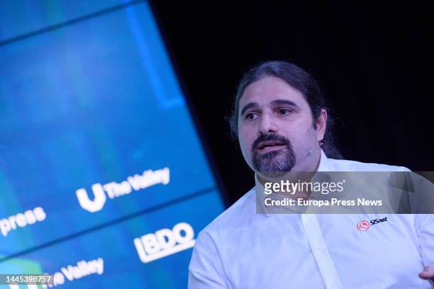 The director of SISnet Architecture at Prosegur AVOS, Moises Piñeiro, participates in the Technological Forum offered by Europa Press, at The Valley...