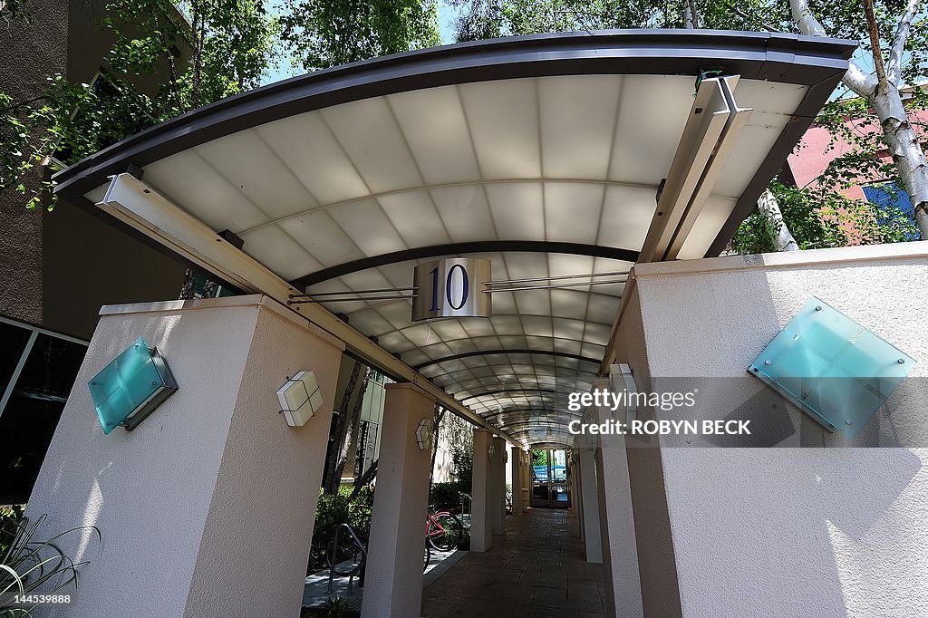 A view of the entrance to building 10 at