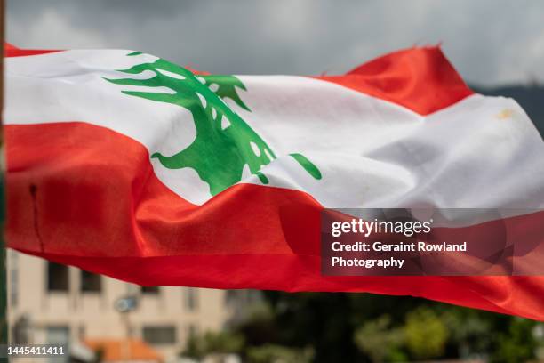 beirut & lebanon travel image - lebanon flag stock pictures, royalty-free photos & images