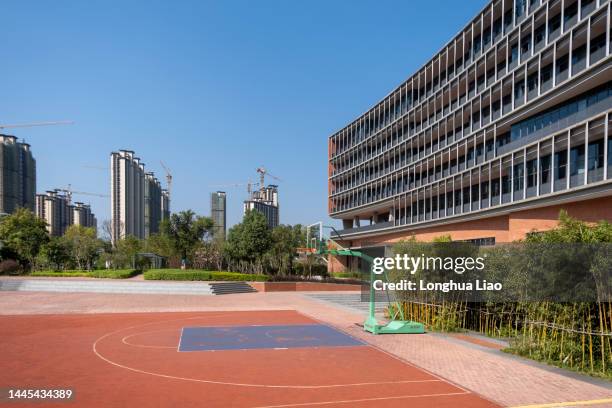 urban modern architectural appearance - 上海 fotografías e imágenes de stock