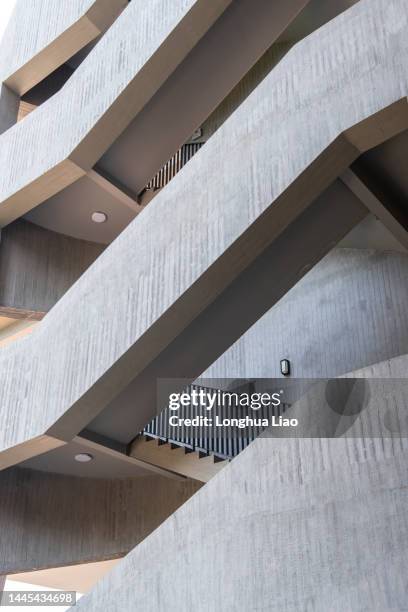 stairs of buildings - 上海 stock pictures, royalty-free photos & images