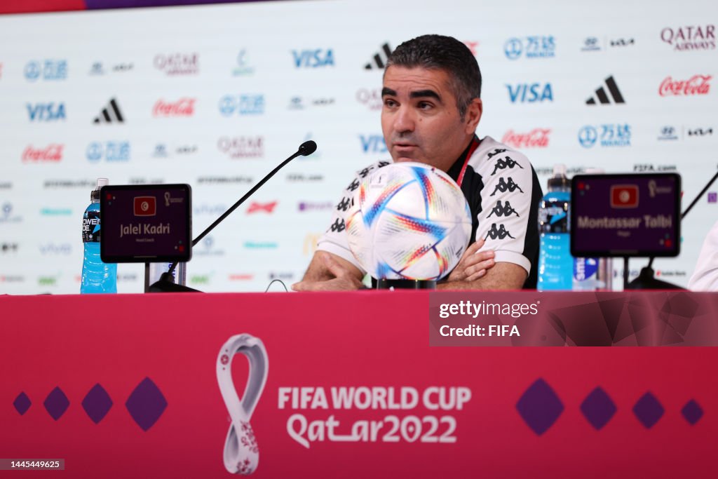 Tunisia Press Conference - FIFA World Cup Qatar 2022