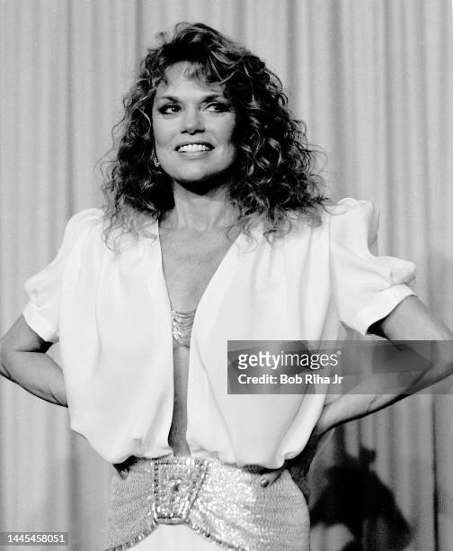 Presenter Dyan Cannon backstage at the 56th Annual Academy Awards Show, April 9, 1984 in Los Angeles, California.