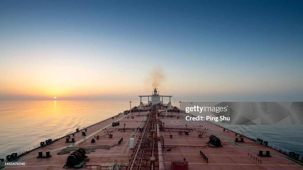 Deck of Supertanker