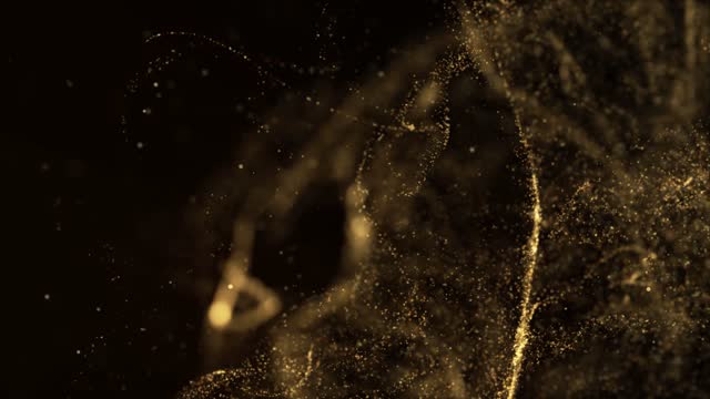Abstract gold particles. Glitter Background