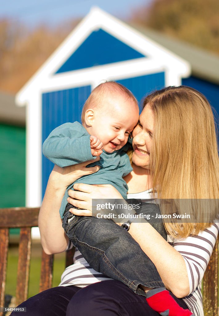 Mummy tickles