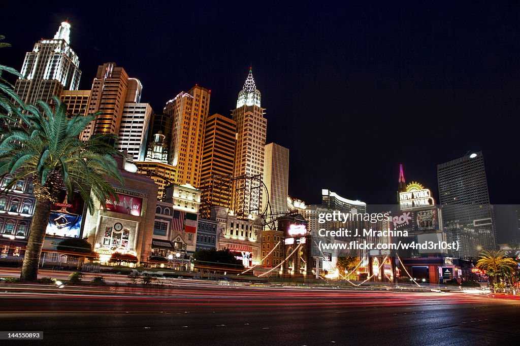 Night view of Las Vegas