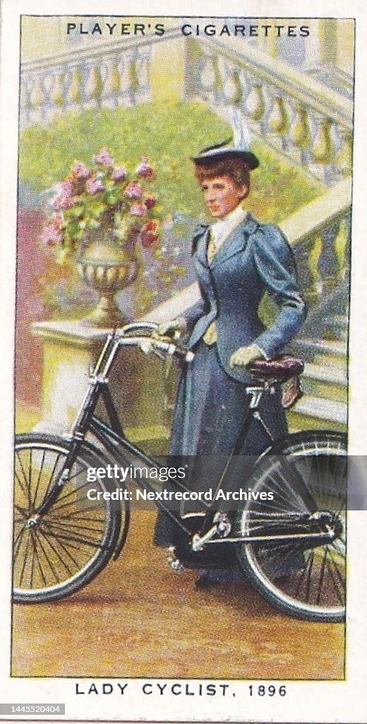 Collectible cigarette card, Cycling series, 1939