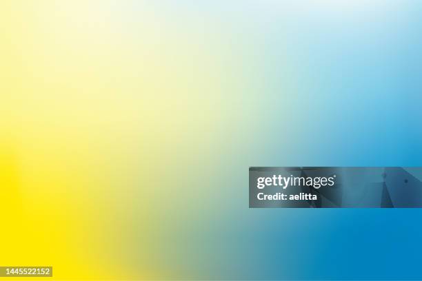 blau-gelber defokussierter abstrakter hintergrund - abstract background yellow stock-grafiken, -clipart, -cartoons und -symbole