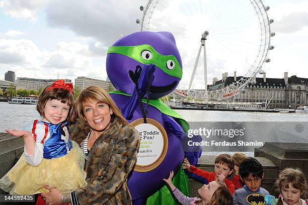 Fay Ripley supports Barnardo's Big Toddle on May 16, 2012 in London, England.