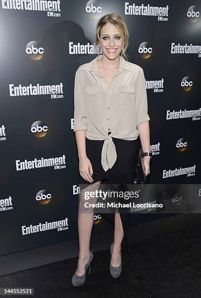 Actress Carly Chaikin attends the Entertainment Weekly & ABC-TV Up Front VIP Party at Dream Downtown on May 15, 2012 in New York City.