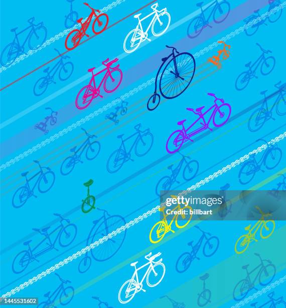 bike_pattern - road cycling stock illustrations