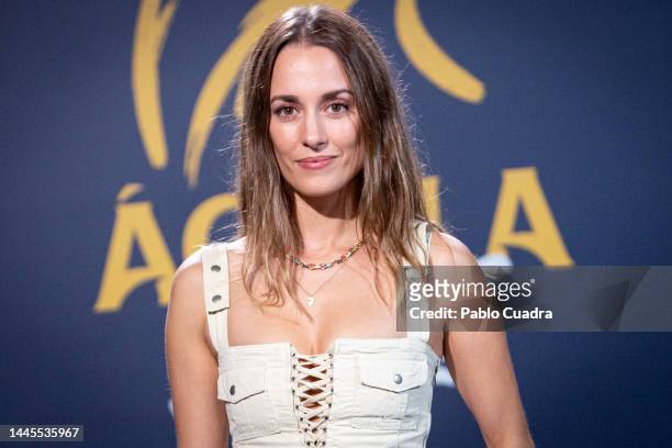 Actress Silvia Alonso attends the 'El Aguila-Nidos' photocall at Green Patio on November 29, 2022 in Madrid, Spain.