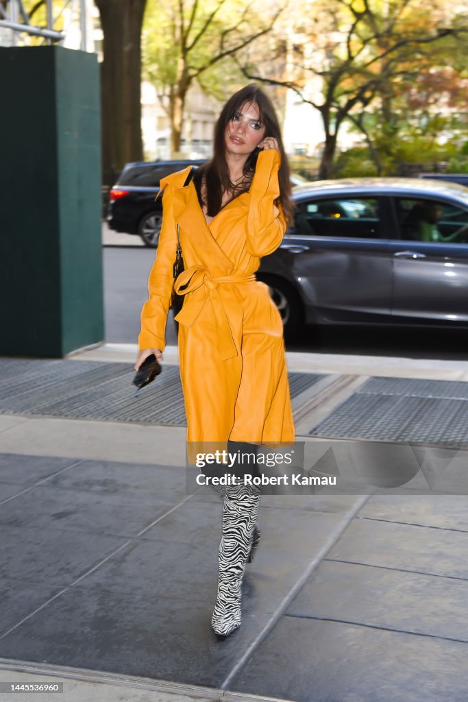 Celebrity Sightings In New York City - November 28, 2022