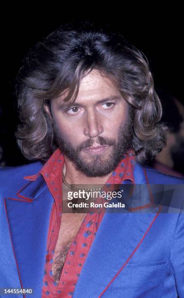Barry Gibb attends the premiere party for "Sgt. Pepper's Lonely Hearts Club Band" on January 18, 1978 at Roseland in New York City.