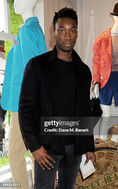 Actor Nathan Stewart-Jarrett attend the British Designers Collective Mens Launch at Bicester Village on May 16, 2012 in Bicester, England.