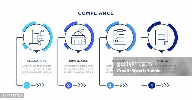 compliance infographic concepts - daily politics stock illustrations