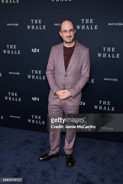 Director Darren Aronofsky attends "The Whale" New York Screening at Alice Tully Hall, Lincoln Center on November 29, 2022 in New York City.