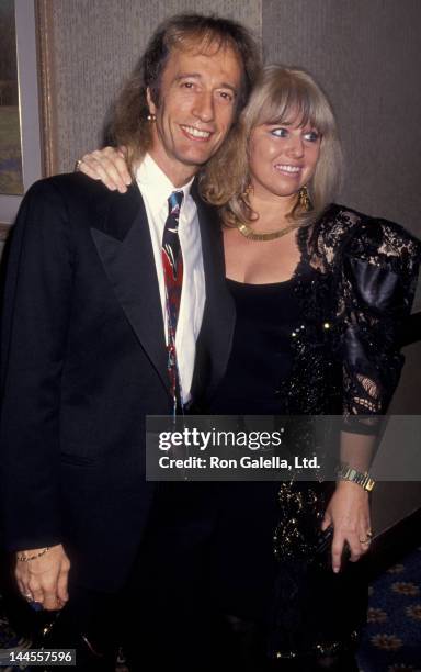 Robin Gibb and wife Dwina Murphy attend 25th Annual Songwriters Hall of Fame Awards Dinner on June 1, 1994 at the Sheraton Hotel in New York City.