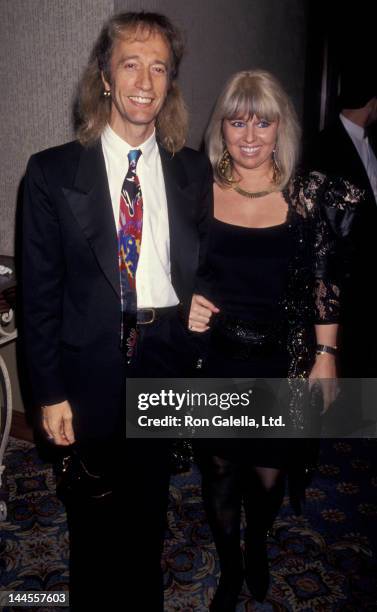 Robin Gibb and wife Dwina Murphy attend 25th Annual Songwriters Hall of Fame Awards Dinner on June 1, 1994 at the Sheraton Hotel in New York City.