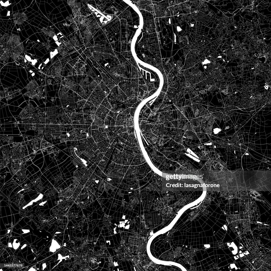 Cologne Germany Vector Map High-Res Vector Graphic - Getty Images