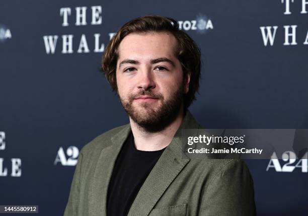 Michael Gandolfini attends "The Whale" New York Screening at Alice Tully Hall, Lincoln Center on November 29, 2022 in New York City.