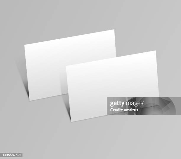 blank business card - mockup identity stock illustrations