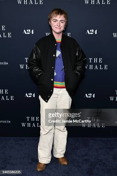 Elsie Fisher attends "The Whale" New York Screening at Alice Tully Hall, Lincoln Center on November 29, 2022 in New York City.