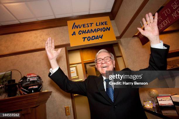 Businessman Warren Buffett photographed for Forbes Magazine on January 31, 2012 in Omaha, Nebraska.