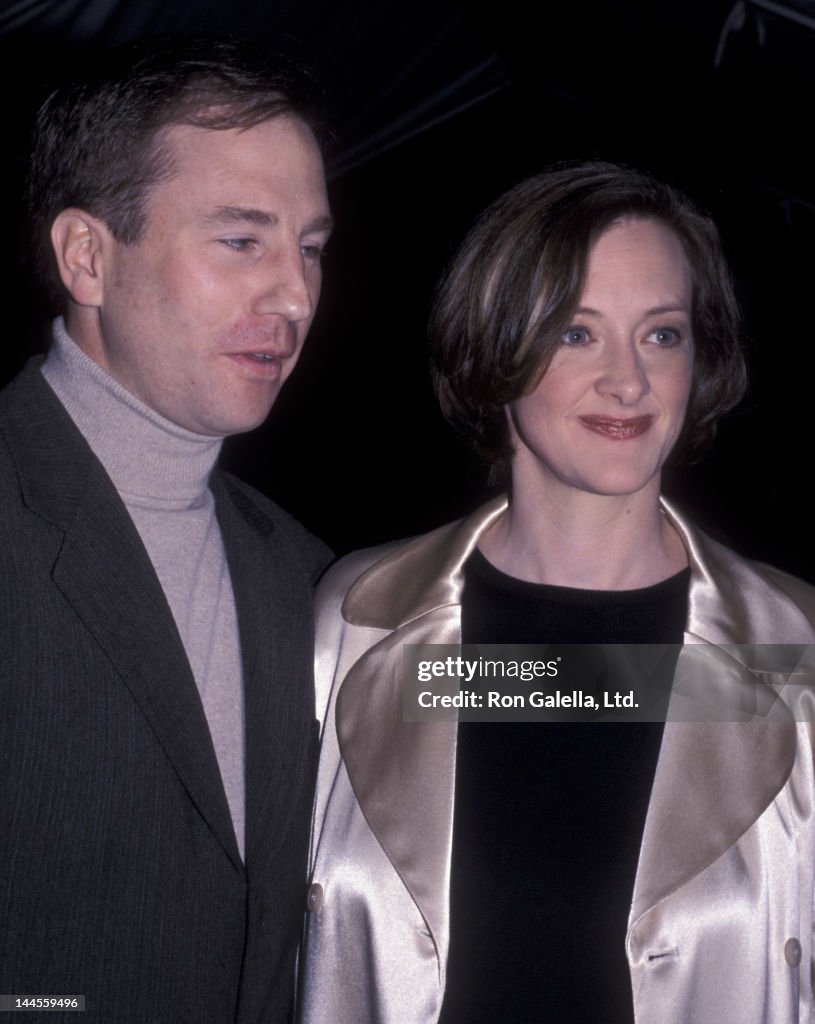 Joan Cusack and Richard Burke attend the premiere of "Cradle Will ...