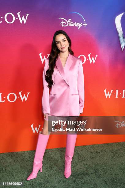 Vanessa Merrell attends Lucasfilm and Imagine Entertainment's new series "Willow" premiere at Regency Village Theatre on November 29, 2022 in Los...