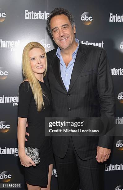 Actor Brad Garrett and Isabeall Quella attend the Entertainment Weekly & ABC-TV Up Front VIP Party at Dream Downtown on May 15, 2012 in New York City.