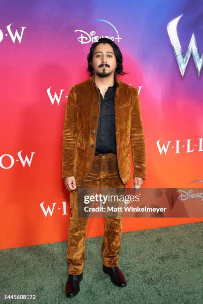Tony Revolori attends Lucasfilm and Imagine Entertainment's new series "Willow" premiere at Regency Village Theatre on November 29, 2022 in Los...