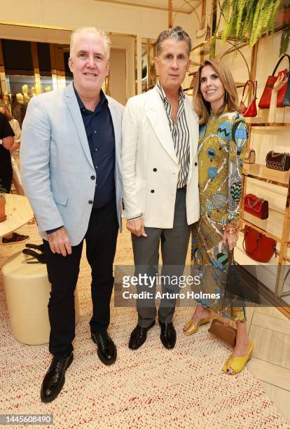 David Little, Stefano Tonchi and Honor Brodie attend the Tory Burch x...  News Photo - Getty Images