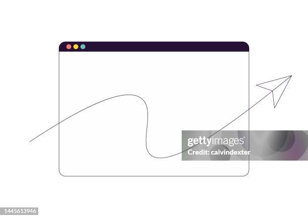 Browser Paper Web Browser Paper Airplane High-Res Vector Graphic - Getty Images