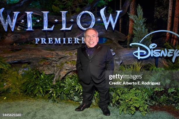 Warwick Davis attends Lucasfilm and Imagine Entertainment's "Willow" Series Premiere in Los Angeles, California on November 29, 2022. The series...