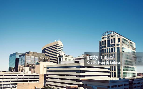 usa, south carolina, columbia, office blocks - columbia south carolina stockfoto's en -beelden