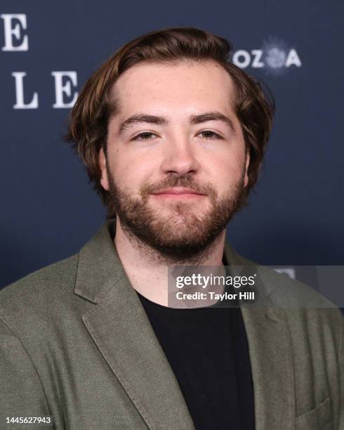 Michael Gandolfini attends a New York screening of "The Whale" at Alice Tully Hall, Lincoln Center on November 29, 2022 in New York City.