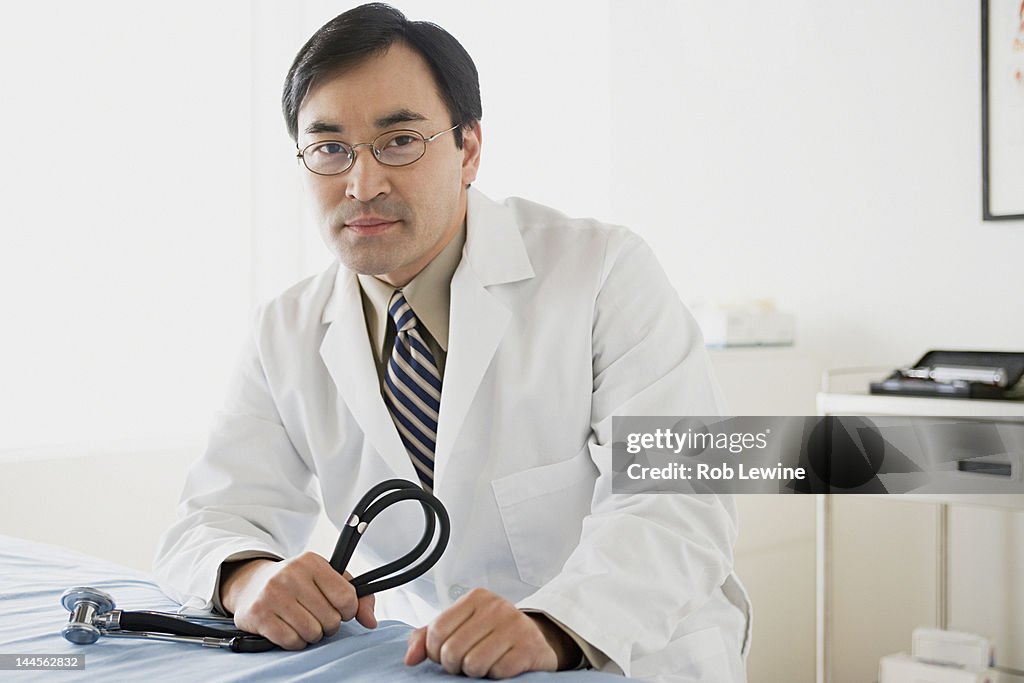 USA, California, Los Angeles, Portrait of male doctor