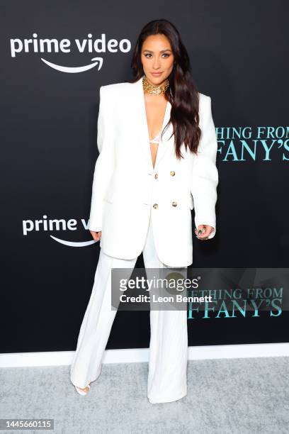 Shay Mitchell attends the Los Angeles Premiere of Prime Video's "Something from Tiffany's" at AMC Century City 15 on November 29, 2022 in Century...